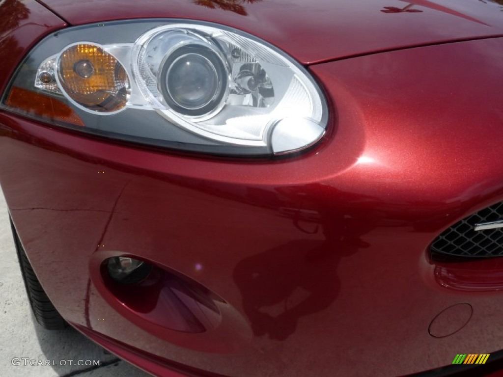 2007 XK XK8 Convertible - Radiance Red Metallic / Caramel photo #15