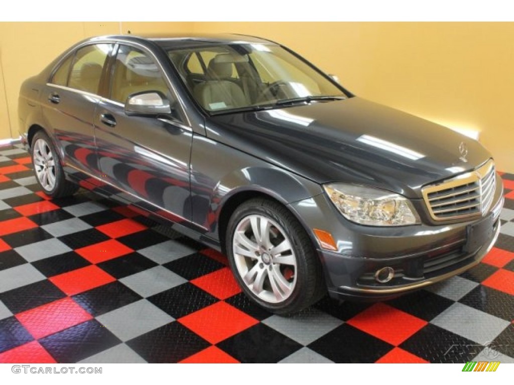 2008 C 300 4Matic Luxury - Steel Grey Metallic / Savanna/Cashmere photo #1