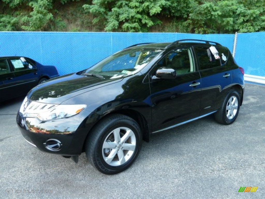 2010 Murano SL AWD - Super Black / Black photo #1