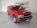 2003 Victory Red Chevrolet S10 LS Extended Cab 4x4  photo #24