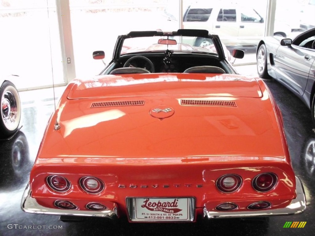 1970 Corvette Stingray Convertible - Monza Red / Red photo #3