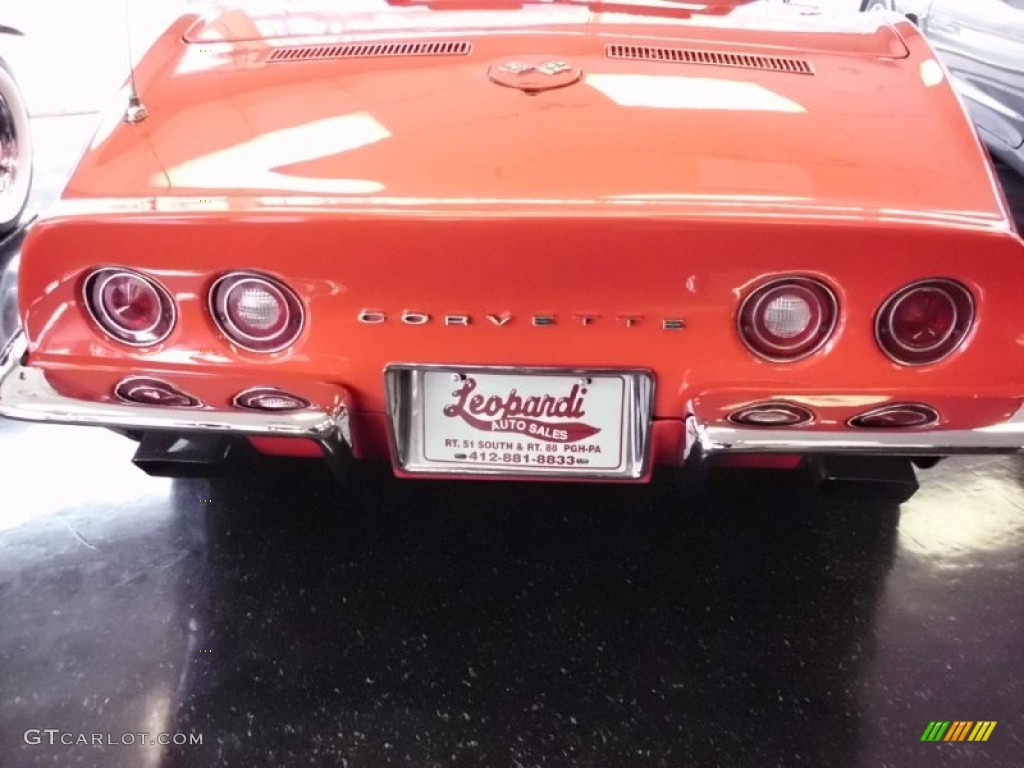 1970 Corvette Stingray Convertible - Monza Red / Red photo #4