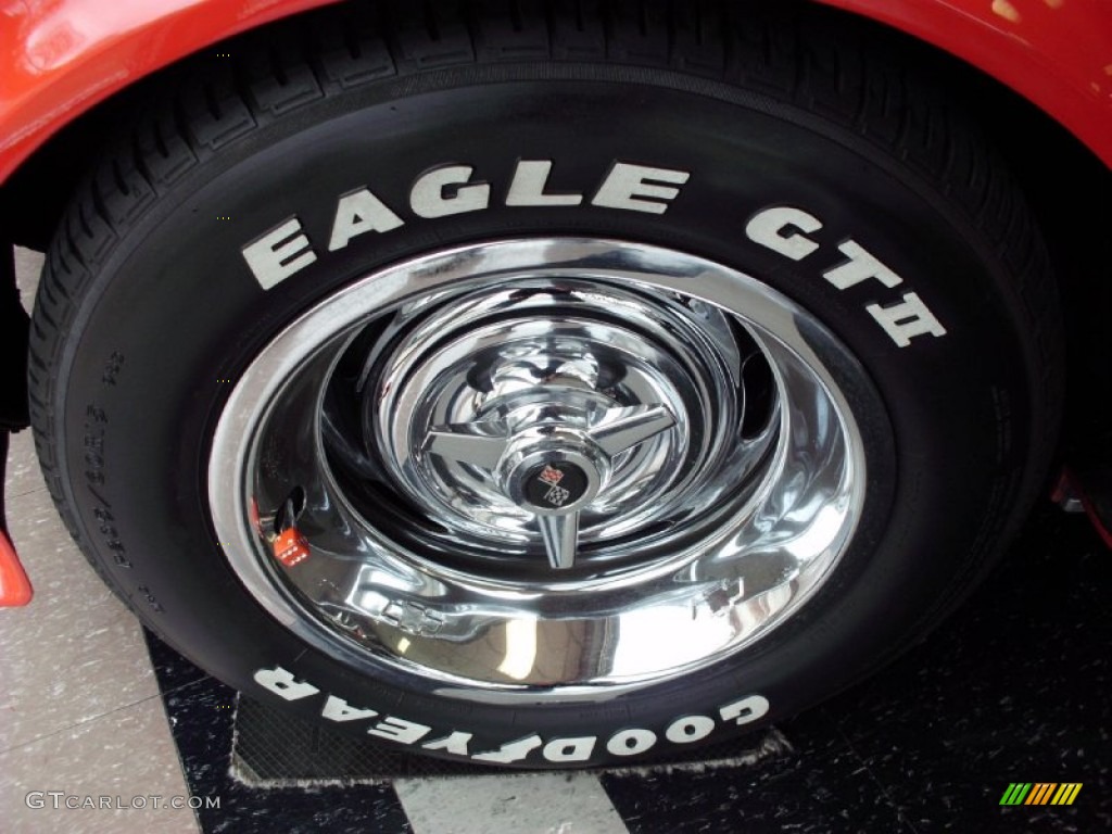 1970 Corvette Stingray Convertible - Monza Red / Red photo #6