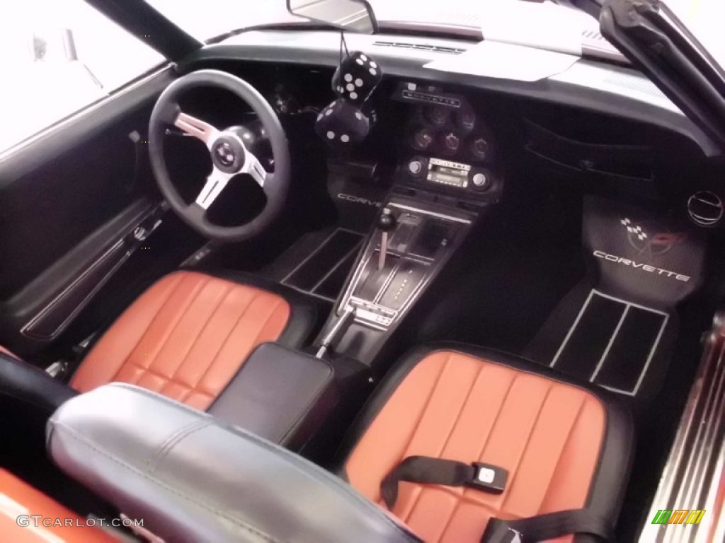 1970 Corvette Stingray Convertible - Monza Red / Red photo #12