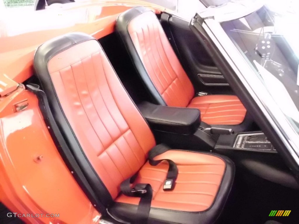 1970 Corvette Stingray Convertible - Monza Red / Red photo #13