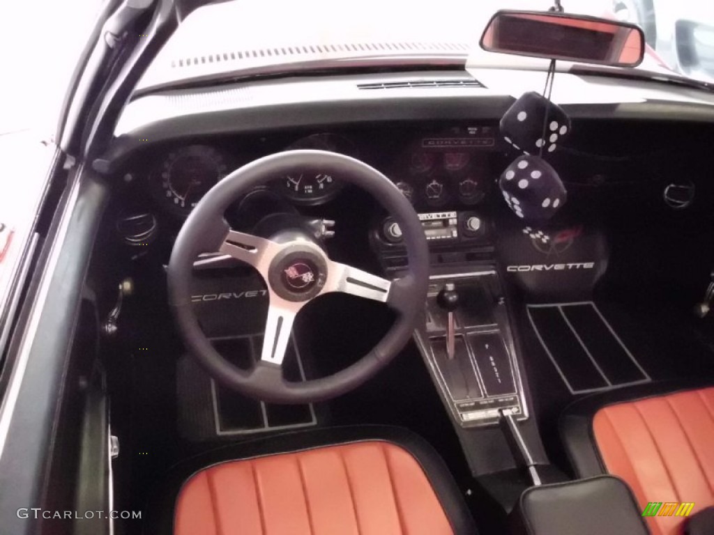 1970 Corvette Stingray Convertible - Monza Red / Red photo #16