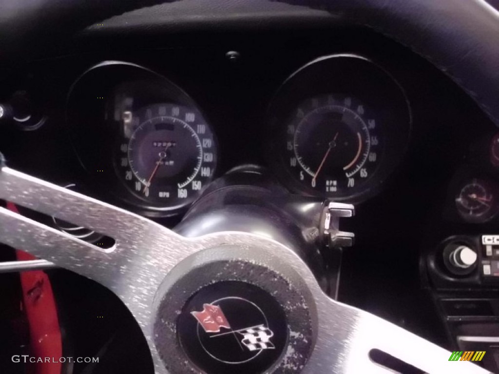 1970 Corvette Stingray Convertible - Monza Red / Red photo #21
