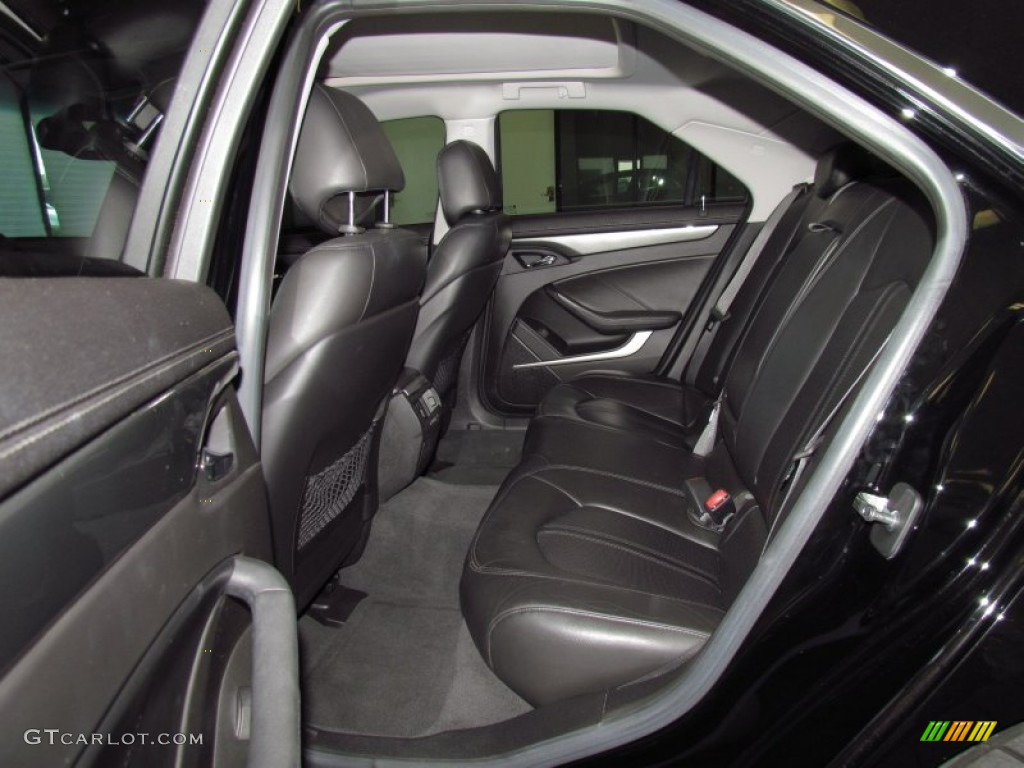 Ebony Interior 2008 Cadillac CTS Sedan Photo #52443751