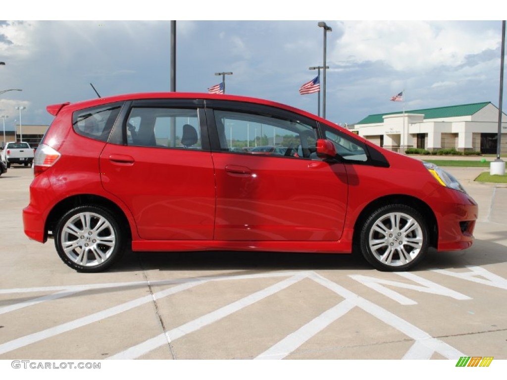 Milano Red 2009 Honda Fit Sport Exterior Photo #52444000