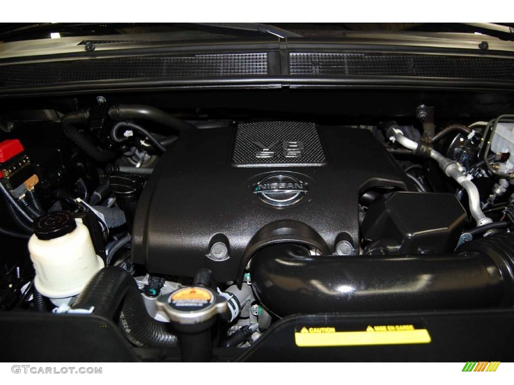 2010 Nissan Titan PRO-4X Crew Cab 4x4 5.6 Liter Flex-Fuel DOHC 32-Valve CVTCS V8 Engine Photo #52445167
