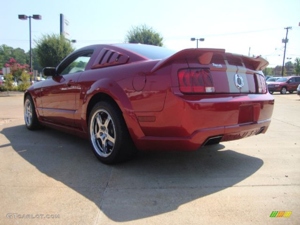 2007 Mustang Roush Stage 1 Coupe - Redfire Metallic / Roush Black/Grey photo #5