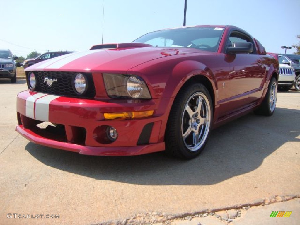 Redfire Metallic 2007 Ford Mustang Roush Stage 1 Coupe Exterior Photo #52447489