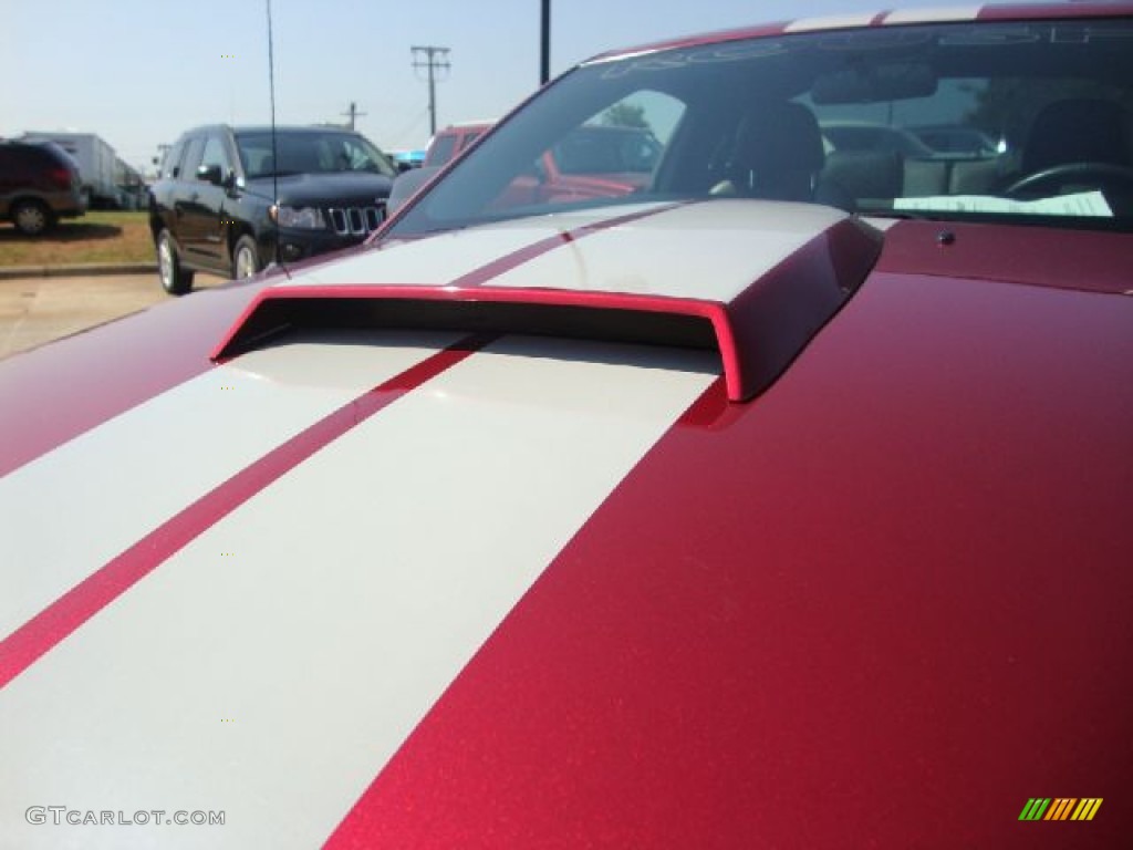 2007 Mustang Roush Stage 1 Coupe - Redfire Metallic / Roush Black/Grey photo #33