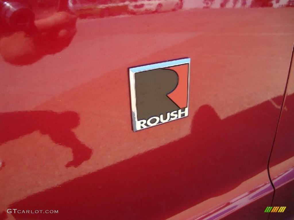 2007 Mustang Roush Stage 1 Coupe - Redfire Metallic / Roush Black/Grey photo #34