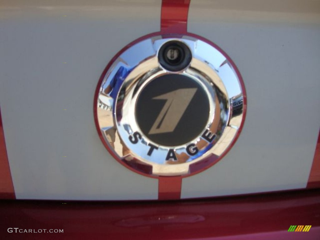 2007 Mustang Roush Stage 1 Coupe - Redfire Metallic / Roush Black/Grey photo #36