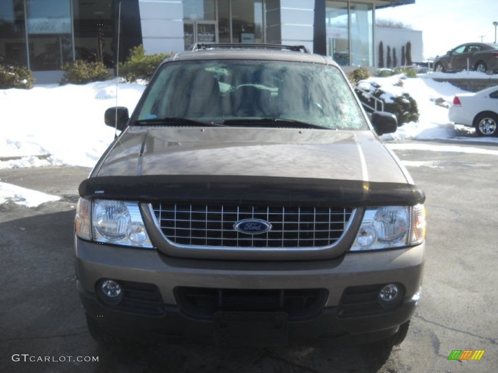 2003 Explorer XLT 4x4 - Mineral Grey Metallic / Medium Parchment Beige photo #10