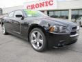 2011 Brilliant Black Crystal Pearl Dodge Charger R/T Plus  photo #1