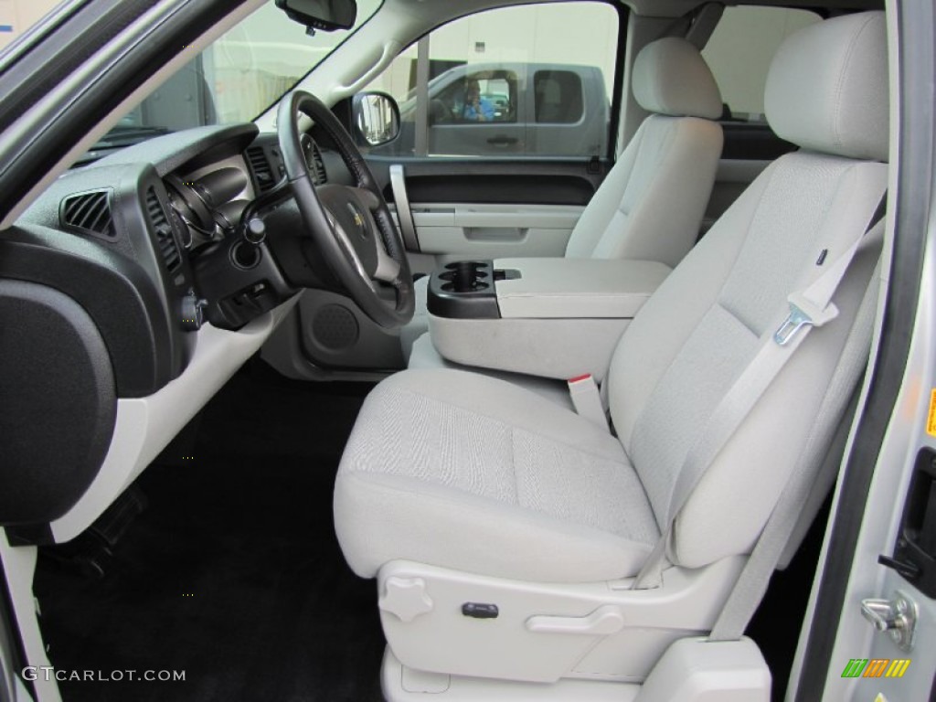 Light Titanium/Ebony Interior 2011 Chevrolet Silverado 1500 LT Extended Cab 4x4 Photo #52448845
