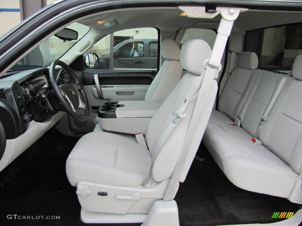 Light Titanium/Ebony Interior 2011 Chevrolet Silverado 1500 LT Extended Cab 4x4 Photo #52449058