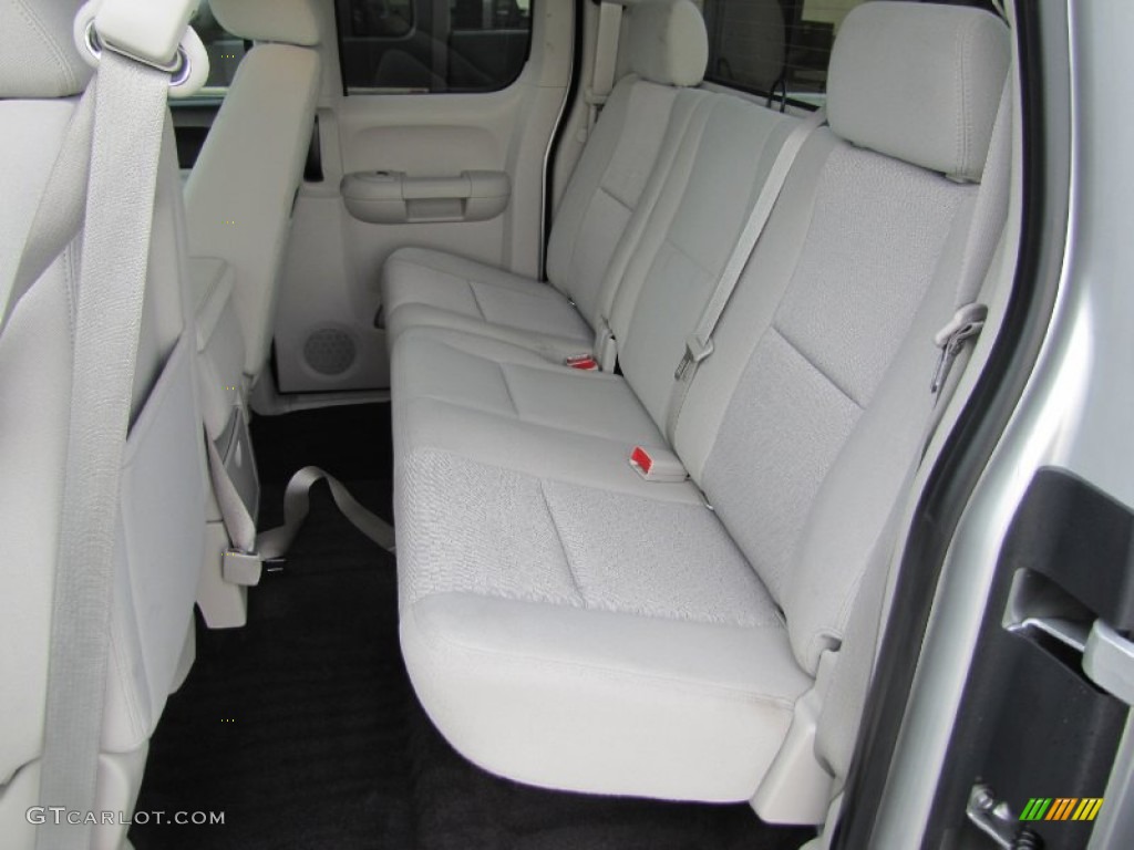 Light Titanium/Ebony Interior 2011 Chevrolet Silverado 1500 LT Extended Cab 4x4 Photo #52449085