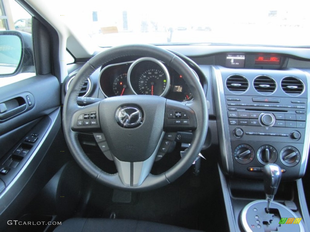 2010 Mazda CX-7 i Sport Black Dashboard Photo #52449724