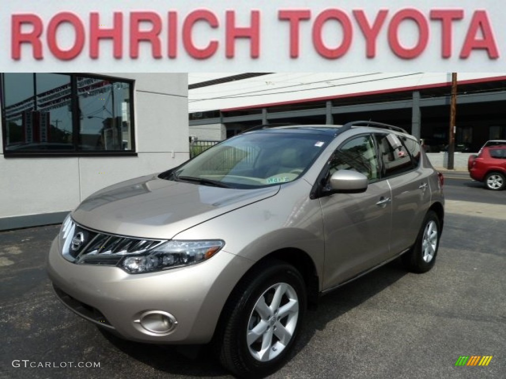 2009 Murano SL AWD - Saharan Stone Metallic / Beige photo #11