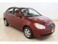 2010 Wine Red Hyundai Accent GLS 4 Door  photo #1