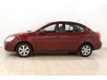 Wine Red 2010 Hyundai Accent GLS 4 Door Exterior