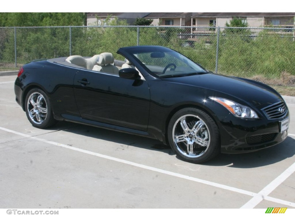 Obsidian Black 2010 Infiniti G 37 Convertible Exterior Photo #52452244
