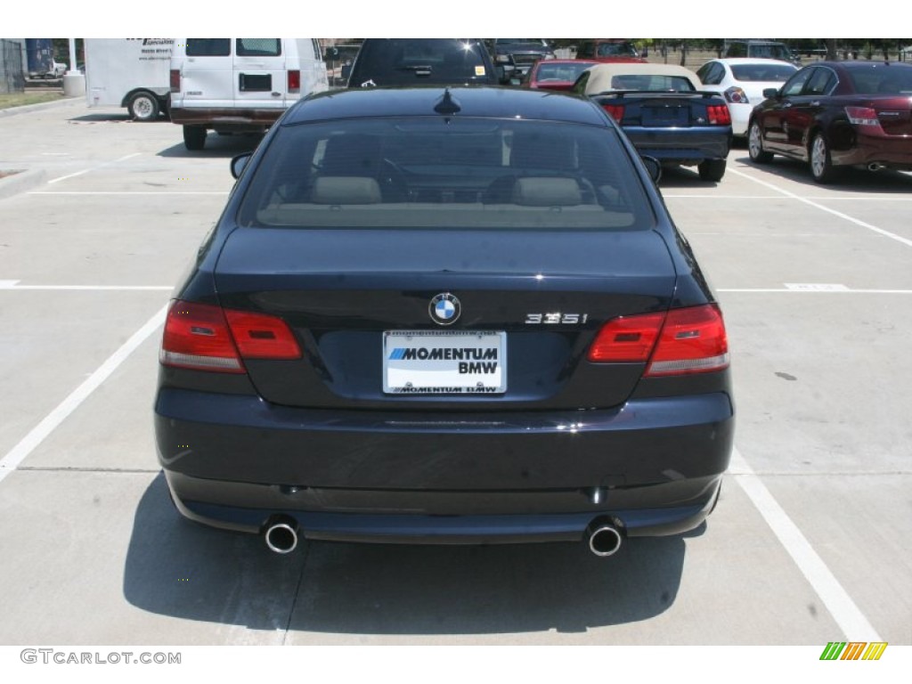 2010 3 Series 335i Coupe - Monaco Blue Metallic / Cream Beige photo #10