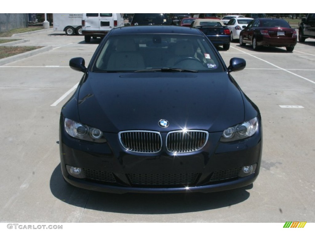 2010 3 Series 335i Coupe - Monaco Blue Metallic / Cream Beige photo #12