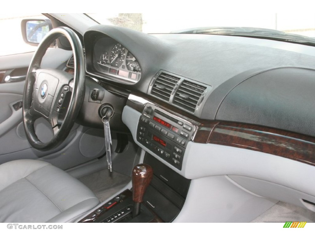 1999 3 Series 323i Sedan - Titanium Silver Metallic / Grey photo #33
