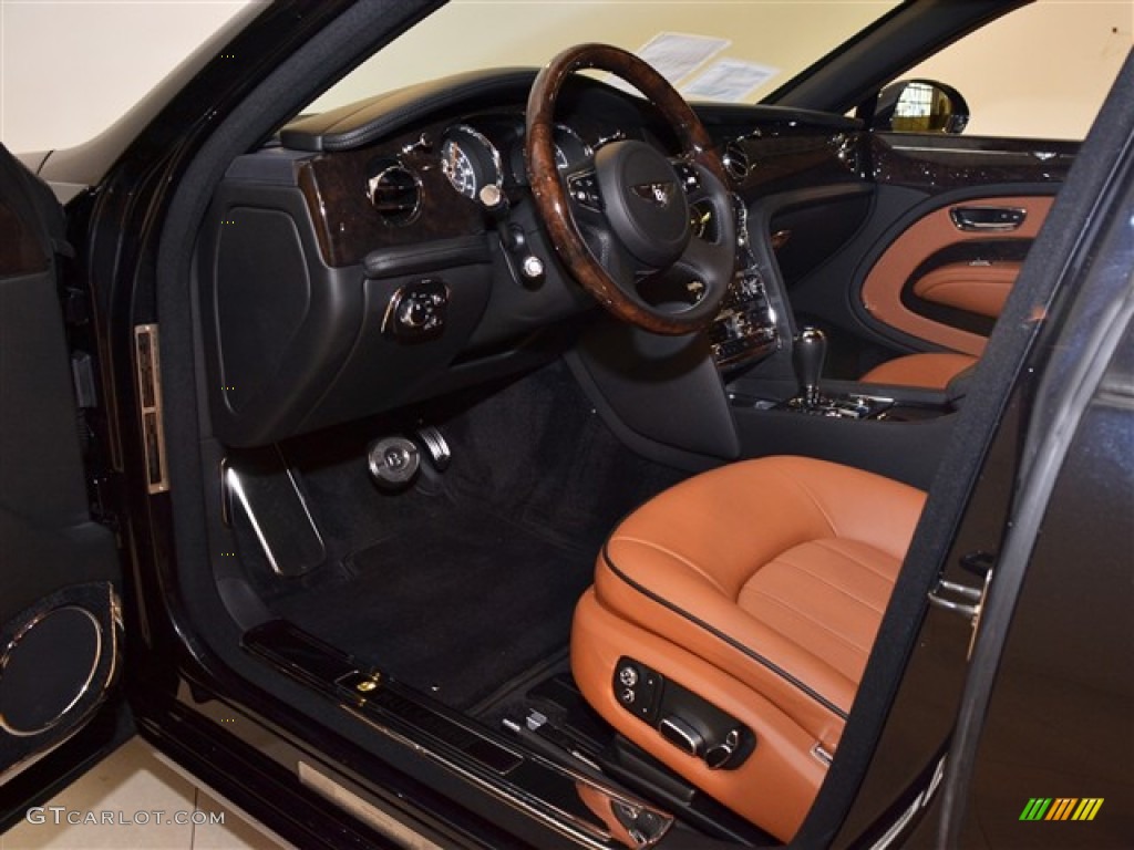 Saddle/Beluga Interior 2011 Bentley Mulsanne Sedan Photo #52454603
