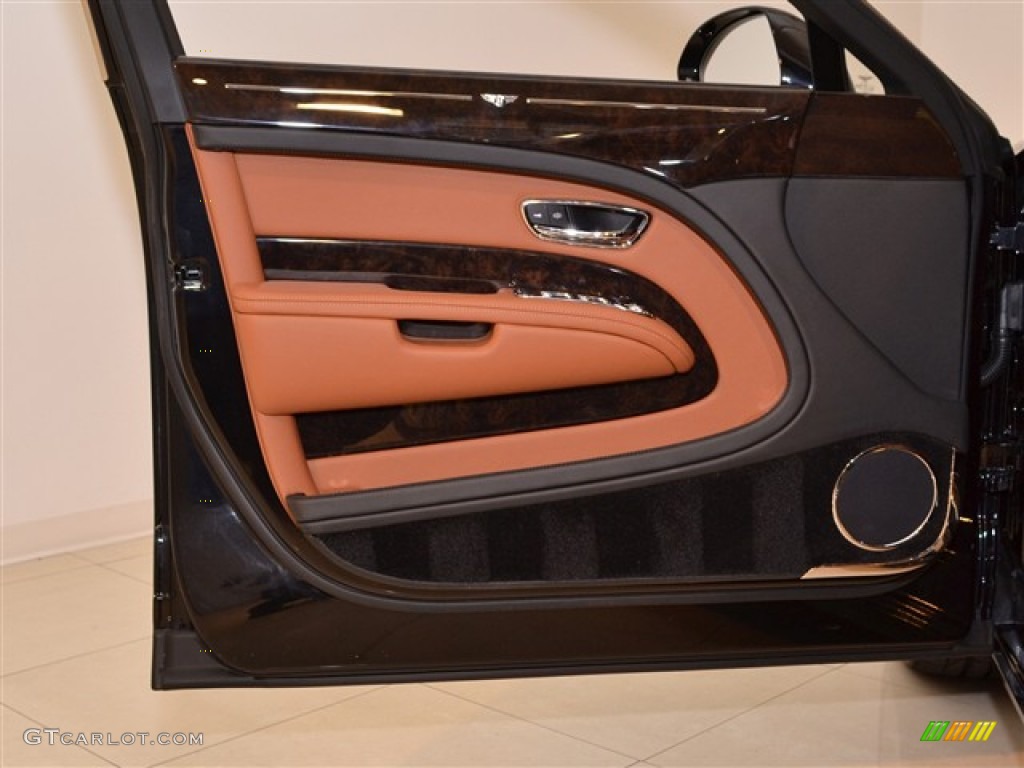 2011 Bentley Mulsanne Sedan Saddle/Beluga Door Panel Photo #52454783