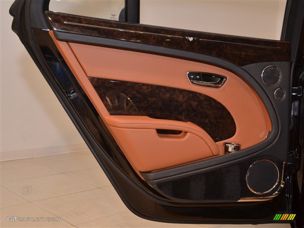 2011 Bentley Mulsanne Sedan Saddle/Beluga Door Panel Photo #52454810