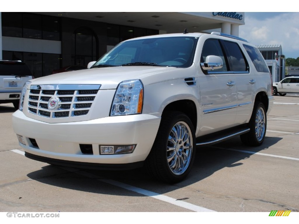 White Diamond Tricoat 2011 Cadillac Escalade Luxury Exterior Photo #52454891