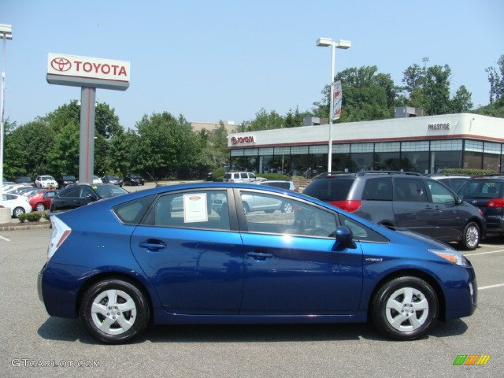 2010 Prius Hybrid II - Blue Ribbon Metallic / Dark Gray photo #1