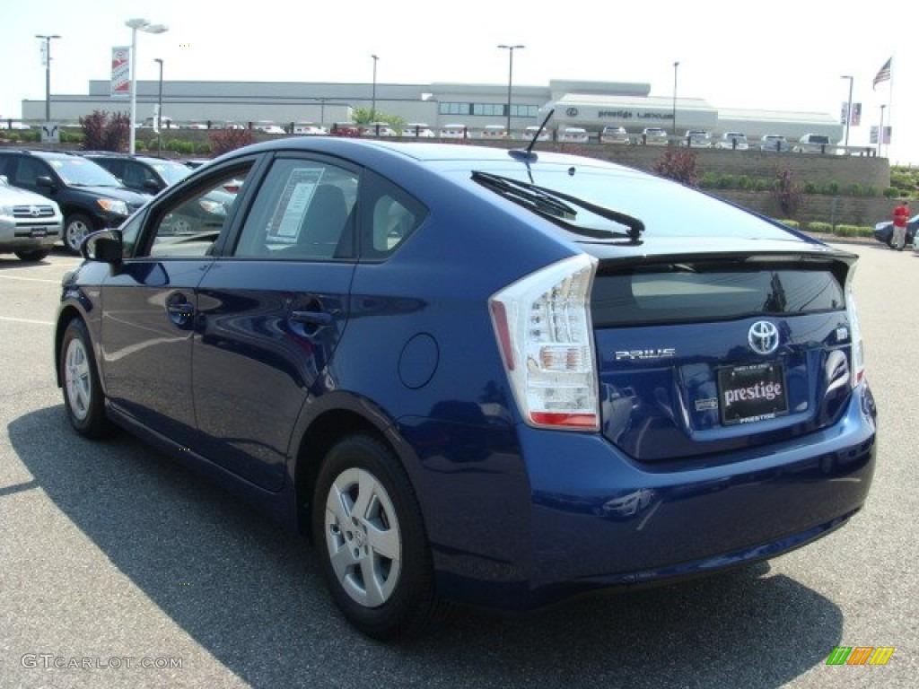 2010 Prius Hybrid II - Blue Ribbon Metallic / Dark Gray photo #4