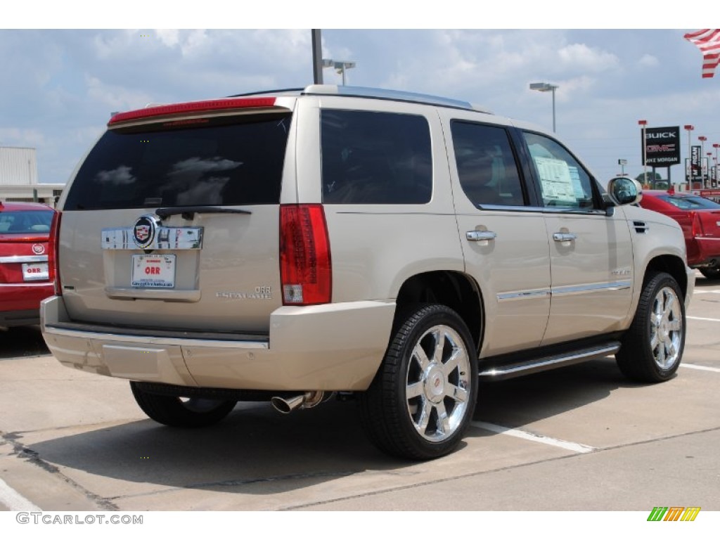 2011 Escalade Luxury - Gold Mist Metallic / Ebony/Ebony photo #5