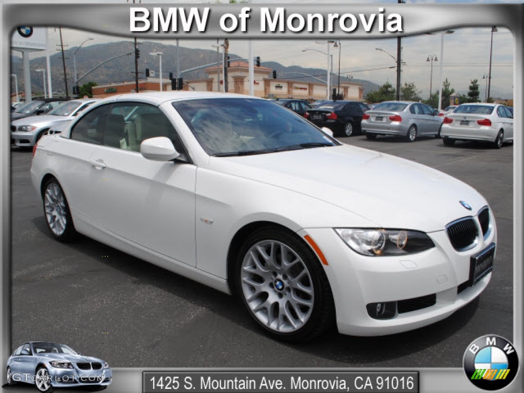 2010 3 Series 328i Convertible - Alpine White / Cream Beige photo #1