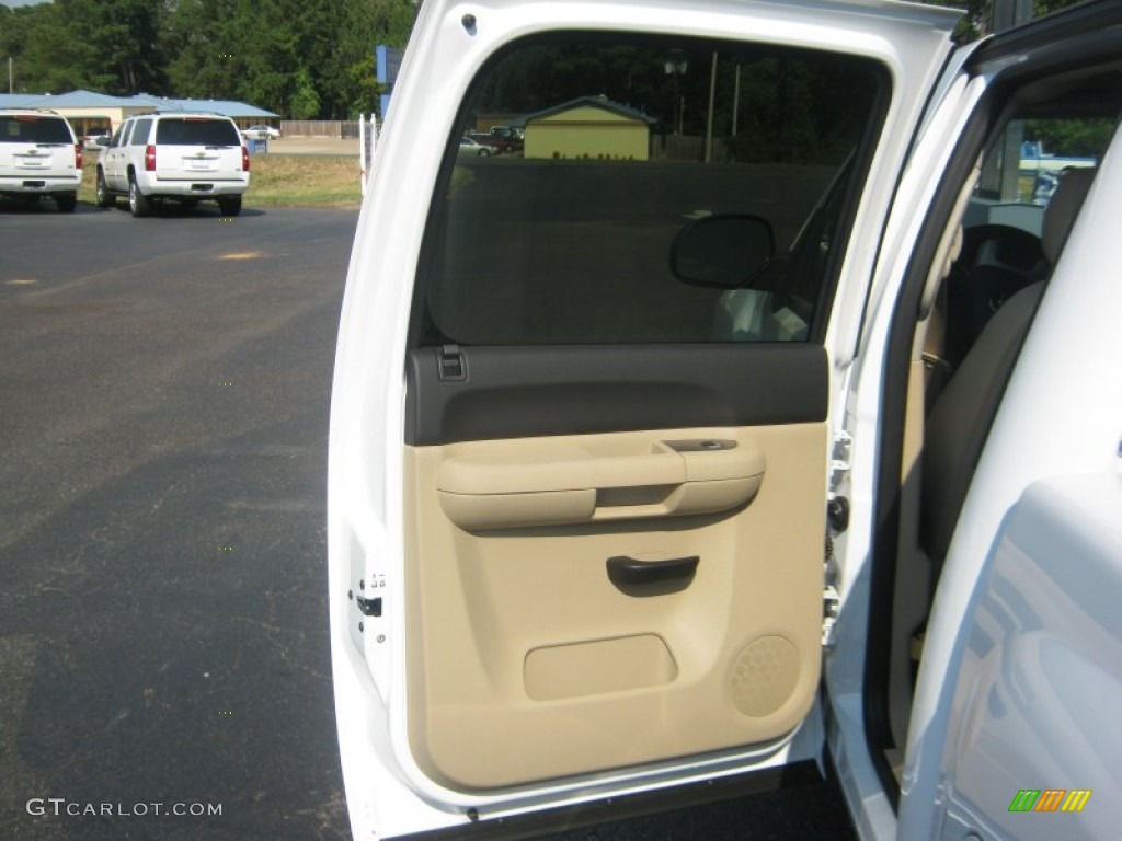 2011 Silverado 1500 LT Crew Cab 4x4 - Summit White / Light Cashmere/Ebony photo #19