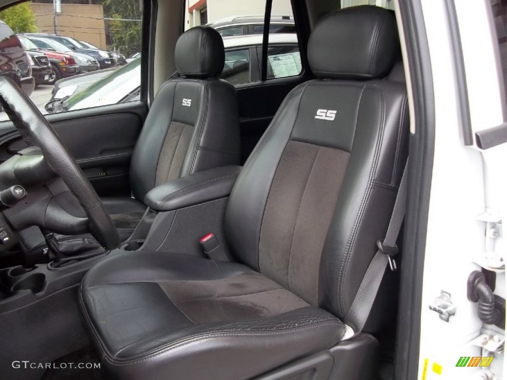 Ebony Interior 2009 Chevrolet TrailBlazer SS AWD Photo #52458665