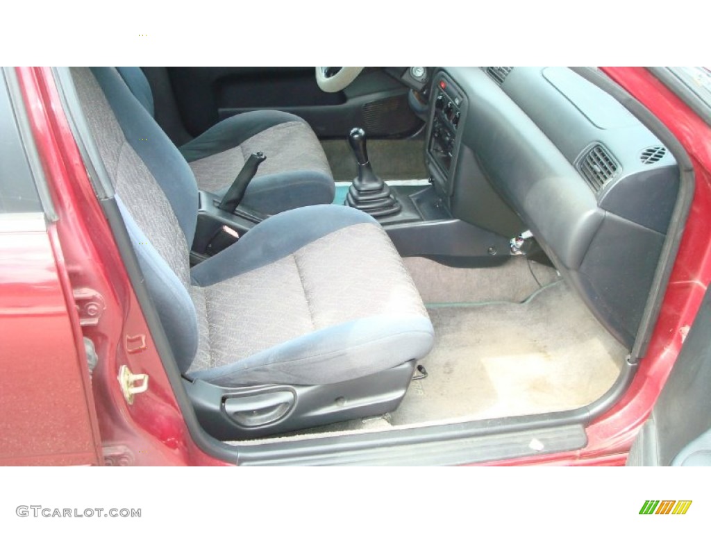 1999 Sentra GXE - Aztec Red / Gray photo #14