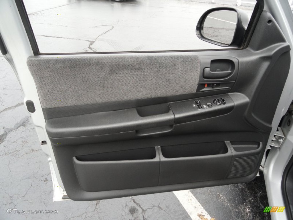 2004 Dodge Dakota SLT Club Cab Dark Slate Gray Door Panel Photo #52459526