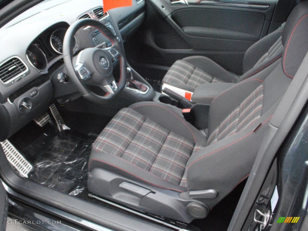 Interlagos Plaid Cloth Interior 2010 Volkswagen GTI 2 Door Photo #52459589
