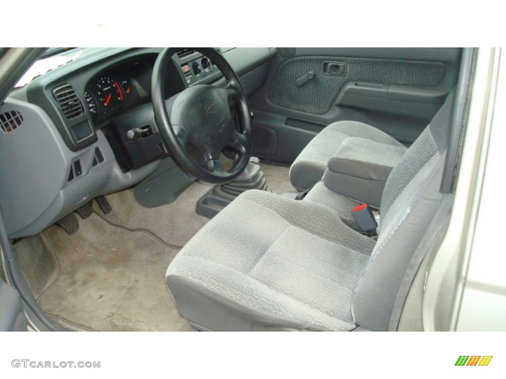 Gray Interior 2000 Nissan Frontier XE Extended Cab Photo #52459649