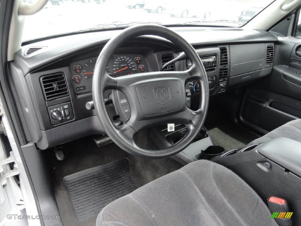 Dark Slate Gray Interior 2004 Dodge Dakota SLT Club Cab Photo #52459661