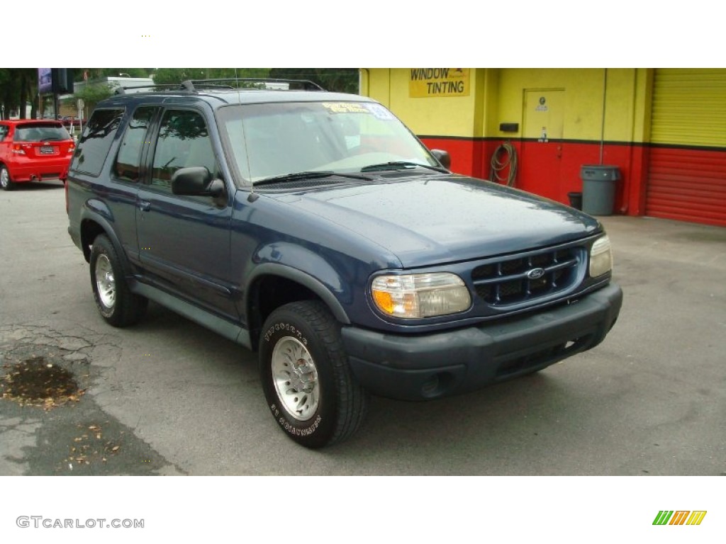 1999 Explorer Sport - Medium Wedgewood Blue Metallic / Medium Prairie Tan photo #1