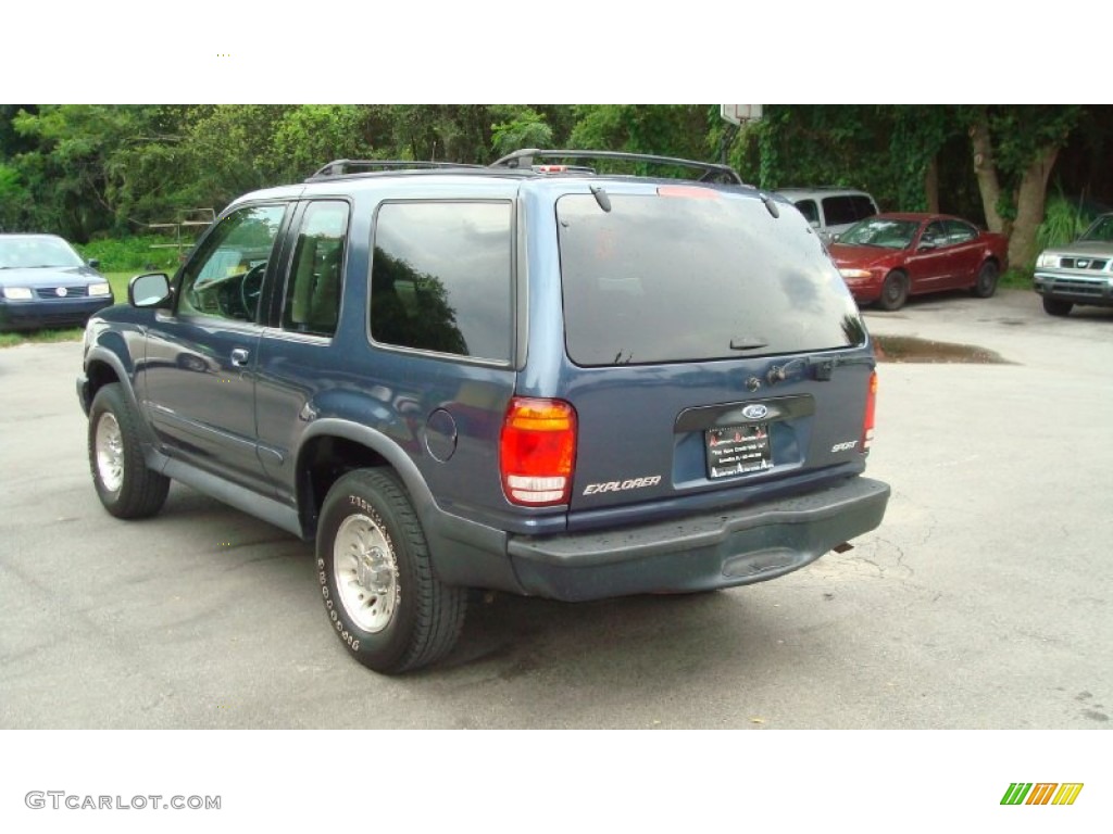 1999 Explorer Sport - Medium Wedgewood Blue Metallic / Medium Prairie Tan photo #5