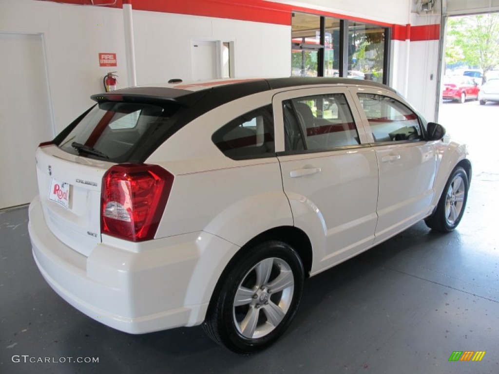 2010 Caliber SXT - Stone White / Dark Slate Gray photo #4
